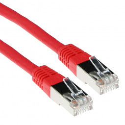 ACT CAT5e F-UTP Patch Cable 1m Red