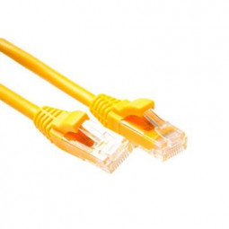 ACT CAT5e U-UTP Patch Cable 1m Yellow