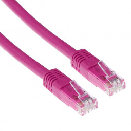 ACT CAT5e U-UTP Patch Cable 5m Pink