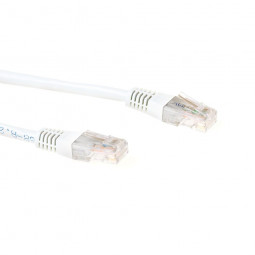 ACT CAT6 U-UTP Patch Cable 1m White