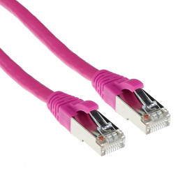 ACT CAT6A S-FTP Patch Cable 15m Pink