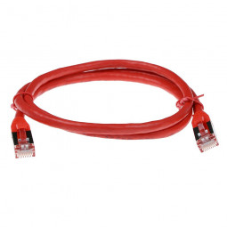 ACT CAT6A S-FTP Patch Cable 7m Red