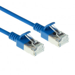 ACT CAT6A U-FTP Patch Cable 0,25m Blue