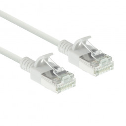 ACT CAT6A U-FTP Patch Cable 0,25m White