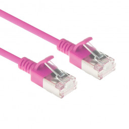 ACT CAT6A U-FTP Patch Cable 1,5m Pink