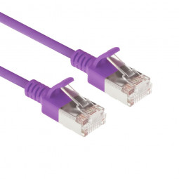 ACT CAT6A U-FTP Patch Cable 1,5m Purple