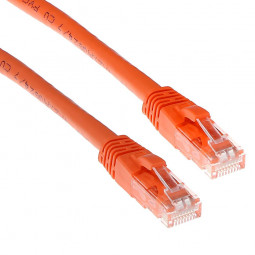 ACT CAT6A U-UTP Patch Cable 0,5m Orange