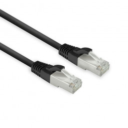 ACT CAT8 U-FTP Patch Cable 0,25m Black