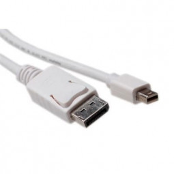 ACT Conversion cable Mini DisplayPort male to DisplayPort male 0,5m White