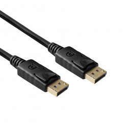 ACT DisplayPort 1.4 cable 8K male to male 1m Black