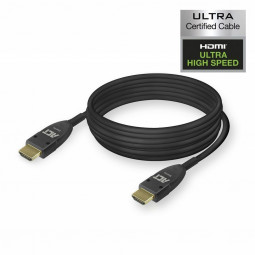 ACT HDMI 8K Ultra High Speed Certified Active Optical Cable HDMI A male to HDMI A male 20m Black