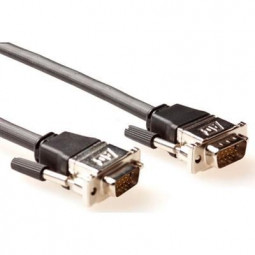 ACT High Performance VGA cable male-male with metal hoods 20m Black