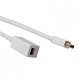 ACT Mini DisplayPort extension cable Mini DisplayPort male to female 3m White