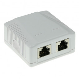 ACT Surface mounted box shielded 2 ports CAT6