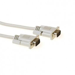 ACT VGA cable male to male 1,8m Ivory