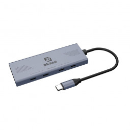 Akasa AK-CBCA32-18BK 10Gbps USB Type-C 4 Port Hub