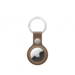 Apple AirTag FineWoven Key Ring Taupe