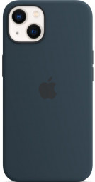 Apple iPhone 13 Silicone Case with MagSafe Abyss Blue