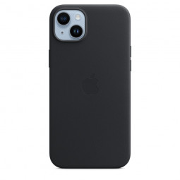 Apple iPhone 14 Plus Leather Case with MagSafe Midnight