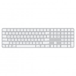 Apple Magic Keyboard (2024) Touch ID and Numeric Keypad Bluetooth Keyboard White US