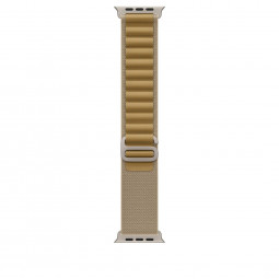 Apple Watch 49mm Loop Tan-Natural Titanium Medium