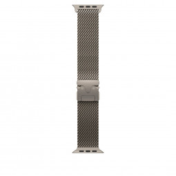 Apple Watch 49mm Milanese Loop Natural Medium