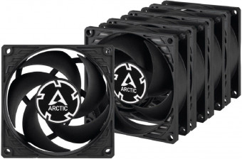 Arctic P8 Silent (Black) - 5 Pack