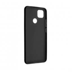 FIXED Back rubberized cover Story for Xiaomi Redmi 9C, black