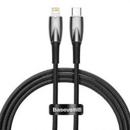 Baseus Glimmer Series USB-C - Lightning Cable 1m Black