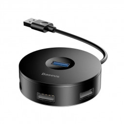 Baseus HUB adapter with USB 3.0 + 3xUSB 2.0 ports Black