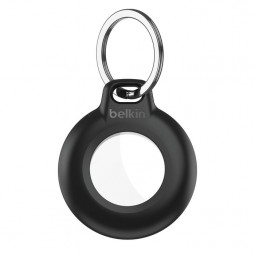 Belkin Waterproof Secure Holder with Key Ring for AirTag 1 Pack Black