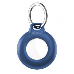 Belkin Waterproof Secure Holder with Key Ring for AirTag 1 Pack Blue