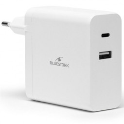 Bluestork PW-NB-65-C 65W Wall Charger Adapter White