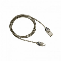 Canyon Stylish Metal Sync&Charge Cable 1m Grey/Black