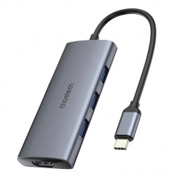 Choetech  HUB-M19 7in1 Multiport USB-C Notebook Docking Grey