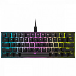 Corsair K65 RGB Mini Cherry MX Speed Mechanikus Gamer keyboard Black US