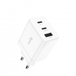 Cudy 67W 3-Port GaN Charger with EU Plug White