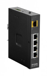 D-Link DIS-100G-5PSW Industrial Gigabit Unmanaged PoE Switch with SFP slot