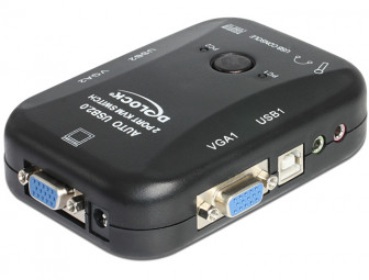 DeLock 2 > 1 VGA KVM Switch with USB and Audio