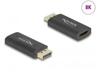 DeLock Delock Aktív DisplayPort 1.4 - HDMI adapter 8K HDR funkcióval