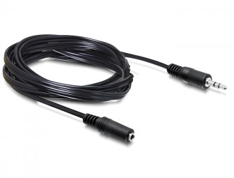 DeLock Extension Cable Audio Stereo jack 3.5 mm male / female 5m