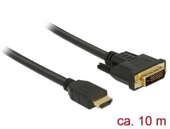 DeLock HDMI to DVI 24+1 cable bidirectional 10m