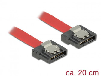 DeLock SATA 6Gb/s Cable 20cm FLEXI Red