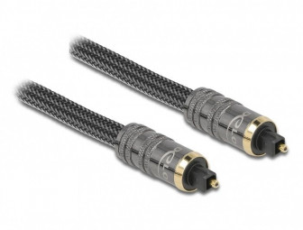 DeLock Toslink male - male Standard Cable 3m Anthracite