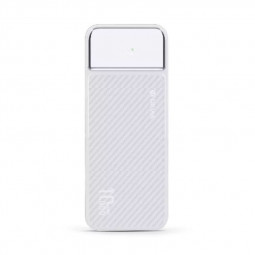 Devia Smart Series Digitális kijelzős 10000mAh PowerBank White