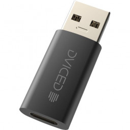 Dviced USB-C to USB-A Adapter Black