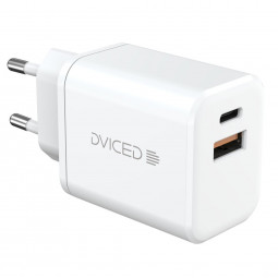 Dviced Wall Charger 35W and 1,25m cable GaN EU White