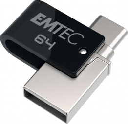 Emtec 64GB T260C Mobile & Go Type-C USB-C Black