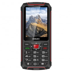 Evolveo Strongphone W4 DualSIM Black/Red