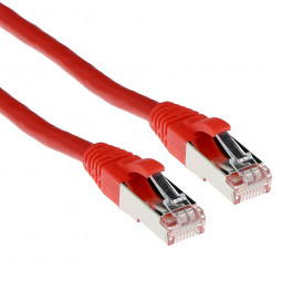 FIXED CAT6A S-FTP Patch Cable 0,5m Red